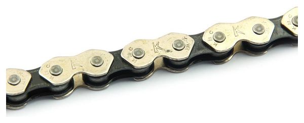 KMC K1 WIDE 110 link speed Silver/Black bicycle chain