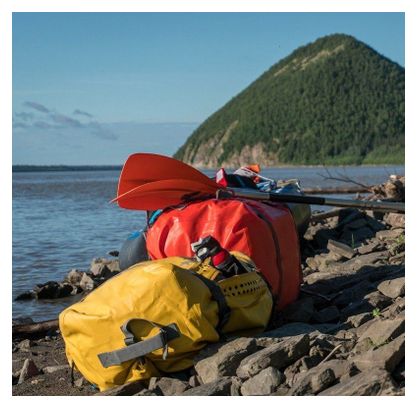 Sac duffle étanche 65L orange Zulupack