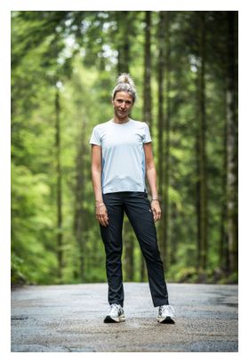 Dames-T-shirt AYAQ Molveno Lichtblauw Technisch T-shirt