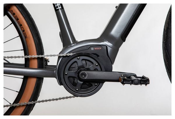 Vélo Fitness Électrique Bicyklet Gabriel Shimano Altus 9V 500 Wh 27.5'' Gris Titane