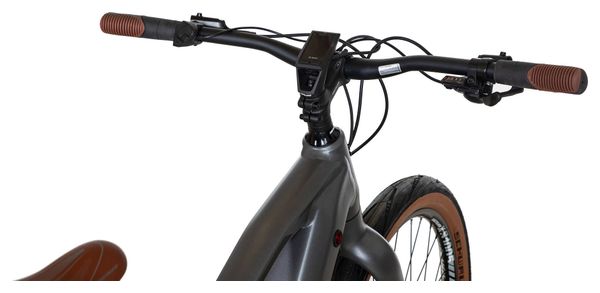 Vélo Fitness Électrique Bicyklet Gabriel Shimano Altus 9V 500 Wh 27.5'' Gris Titane