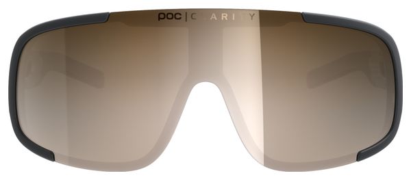 Poc Aspire Glasses Black - Clarity Trail Partly Sunny Silver lenses