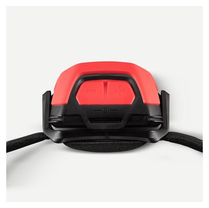 Linterna frontal recargable Forclaz HL900 de 600 lúmenes Rojo/Negro