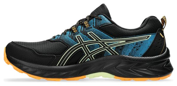 Scarpe Trail Asics Gel-Venture 9 Nero/Blu/Arancione Uomo