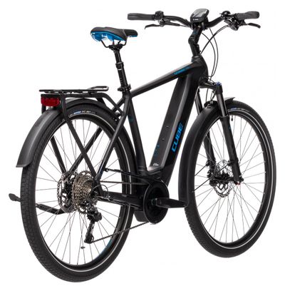 Bicicleta de ciudad eléctrica Cube Kathmandu Hybrid Pro 625 Shimano Deore 10S 625 Wh 700 mm Negro 2021
