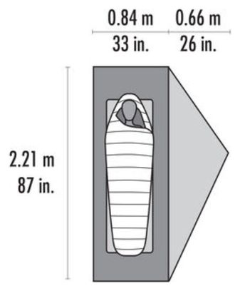 Freistehendes Zelt MSR FreeLite 1 V3 Grün