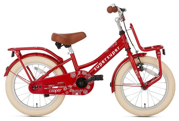 Vélo enfant SuperSuper Cooper - 16 pouces - Rouge