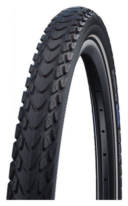 Pneu Schwalbe Marathon Mondial 700 mm Tubetype Souple DoubleDefense V-Guard Addix Flancs Reflex E-Bike E-25