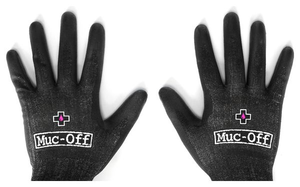 Guanti da officina Muc-Off Mechanics Nero