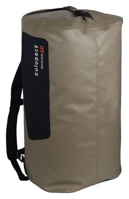 Sac duffle immersible 60L PVC gris Zulupack