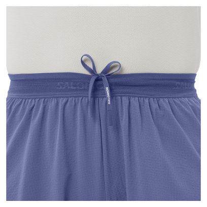 Pantaloncini Salomon Sense Aero Stow 5in Blu Uomo