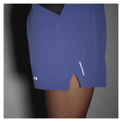 Pantaloncini Salomon Sense Aero Stow 5in Blu Uomo