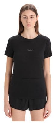 Women's Icebreaker ZoneKnit Black Merino Short Sleeve T-Shirt