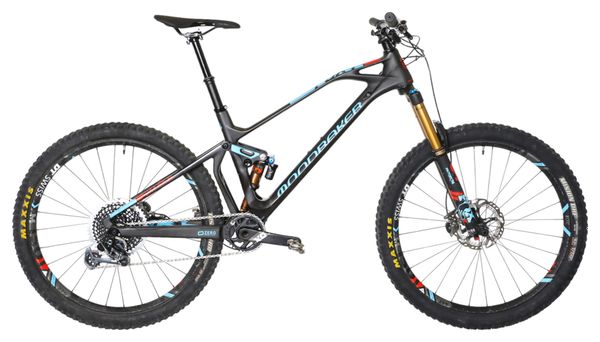 Refurbished Produkt - Mondraker Foxy Carbon RR SL Full-Suspendent Mountainbike Sram Eagle X01 27,5'' Carbon/ Blue Sky/ Flame Red 2018