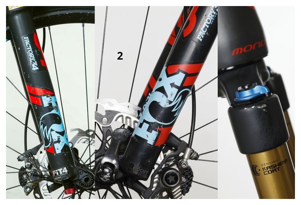 Prodotto ricondizionato - Mondraker Foxy Carbon RR SL All Mountain Bike Sram Eagle X01 27,5'' Carbonio/ Blue Sky/ Flame Red 2018