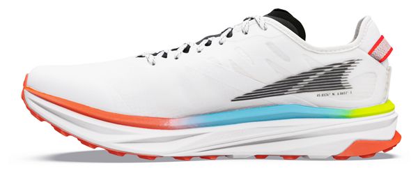 Altra Mont Blanc Carbon Trail-Schuhe für Herren, Weiß/Rot
