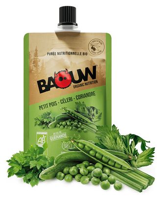 Puré Ecológico de Guisantes, Apio y Cilantro Baouw 330g