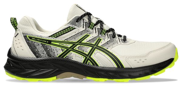 Asics Gel-Venture 9 Trailrunning-Schuhe <strong>Beige/Schwarz/Gelb</strong> Herren