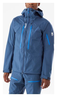 Millet Waterproof Jacket M White 3L Blue