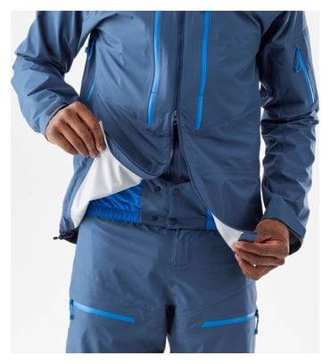 Millet Waterproof Jacket M White 3L Blue