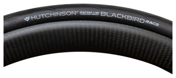 パーツ HUTCHINSON BLACKBIRD RACE 700x28 Hutchinson Blackbird Race Racing Lab 700 mm Tubeless Ready Black