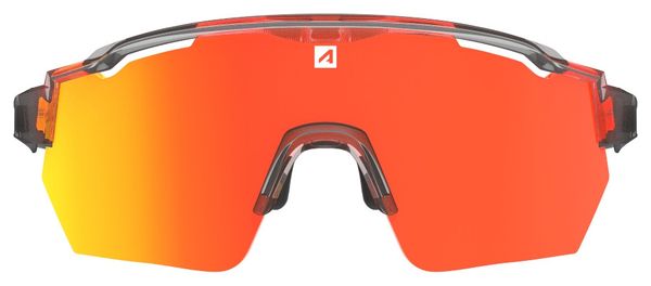 AZR Race RX Crystal Gloss Zwart/Multicoated Rood Bril