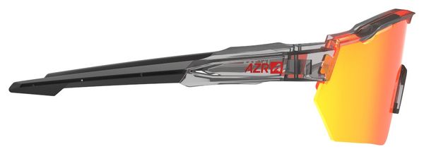 AZR Race RX Crystal Gloss Zwart/Multicoated Rood Bril