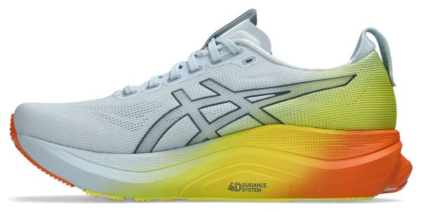 Chaussures Running Asics Gel-Kayano 32 Sunny Sizzle Bleu/Orange/Jaune Homme