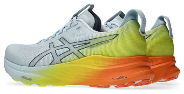 Chaussures Running Asics Gel-Kayano 32 Sunny Sizzle Bleu/Orange/Jaune Homme