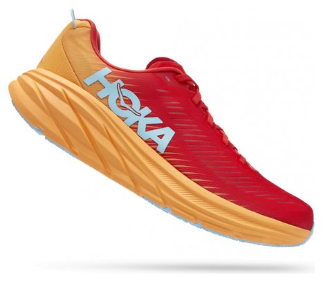 Hoka Rincon 3 Running Shoes Red Orange