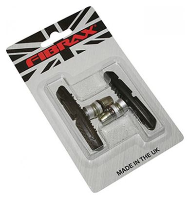 Porte patin frein vtt a vis symetric fibrax 70mm noir (1 paire) premium