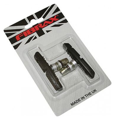 Porte patin frein vtt a vis symetric fibrax 70mm noir (1 paire) premium