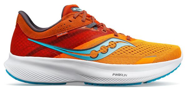 Chaussures de Running Saucony Ride 16 Orange Bleu