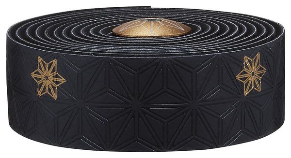 Ruban de Cintre Supacaz Super Sticky Kush Galaxy Noir/Or avec Bouchons
