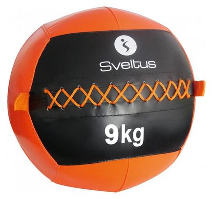 Wallball à projeter au sol Sveltus poids au choix noir