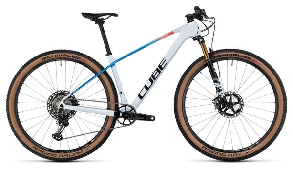 Cube Elite C:68X SLX Hardtail MTB Shimano XTR 12S 29'' Teamline Grigio Blu 2023