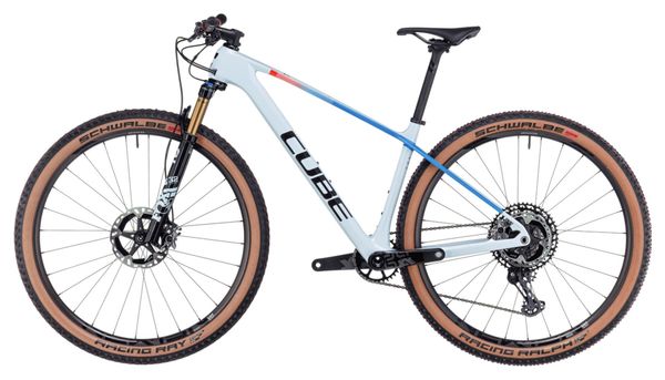Cube Elite C:68X SLX Hardtail MTB Shimano XTR 12S 29'' Teamline Grey Blue
