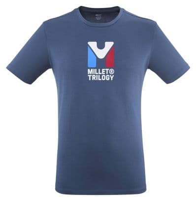 T-Shirt Millet Chamonix Tri Bleu
