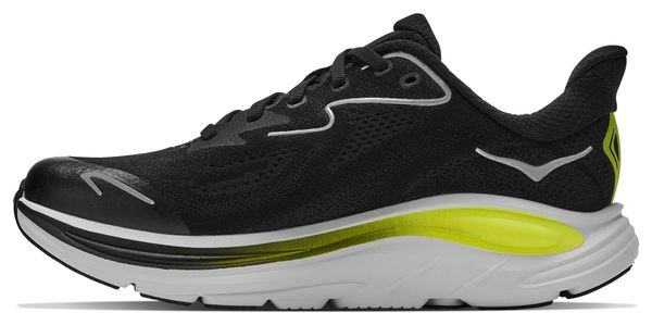 Scarpe da corsa Hoka Clifton 10 Nero/Giallo per bambini