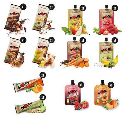 Coffret Expérience Baouw (4 barres Extra + 4 purées + 2 gels + 2 barres)