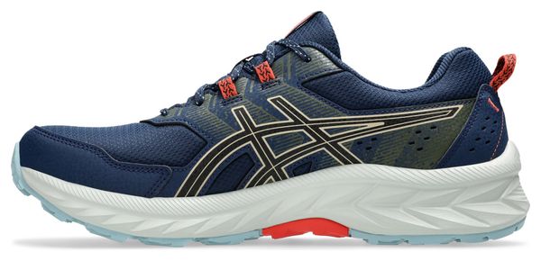 Asics Gel-Venture 9 Trailrunning-Schuh Blau/Rot Herren