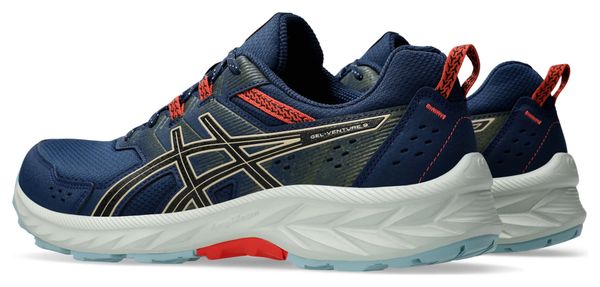 Asics Gel-Venture 9 Trailrunning-Schuh Blau/Rot Herren