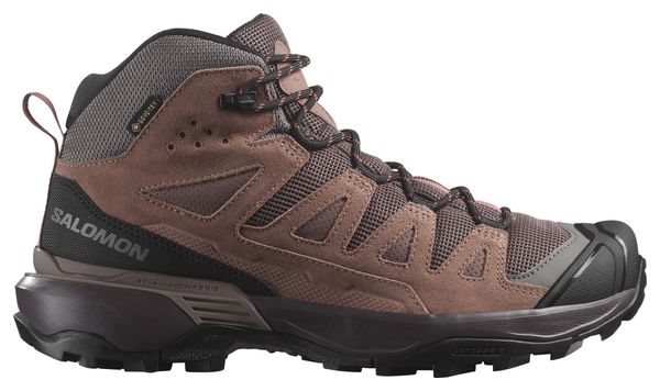 Chaussures de Randonnée Femme Salomon X Ultra 360 Mid Gore-Tex Marron/Noir