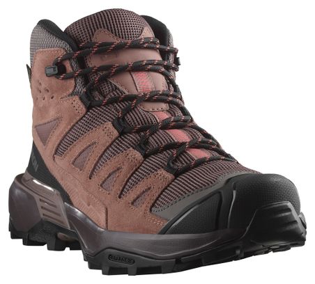 Chaussures de Randonnée Femme Salomon X Ultra 360 Mid Gore-Tex Marron/Noir