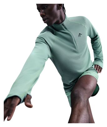 Men's Nike Trail Green 1/2 Zip Top | Alltricks.com