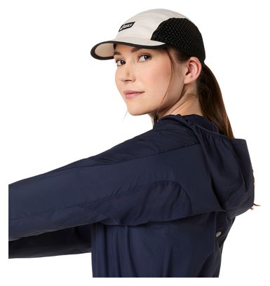 Asics Road Packable Windbreaker Jacket Blue Women's