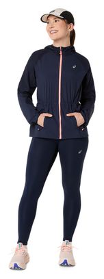 Asics Road Packable Windbreaker Jacket Blue Women's