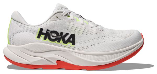 Hoka Rincon 4 Women's Running Shoes in White/Red