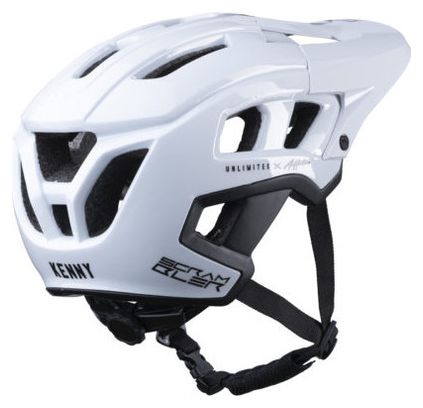 Kenny Scrambler Helm Wit
