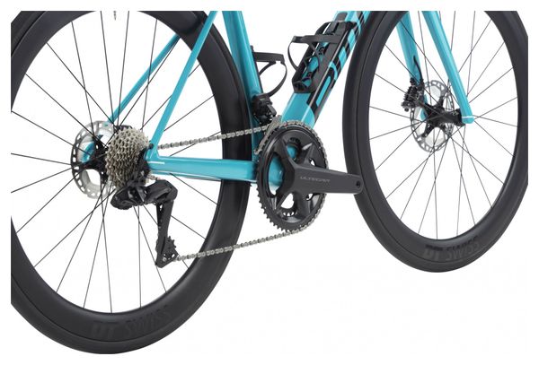 Vélo de Route BMC Teammachine SLR01 Three Shimano Ultegra Di2 12V 700 mm Bleu Turquoise 2023